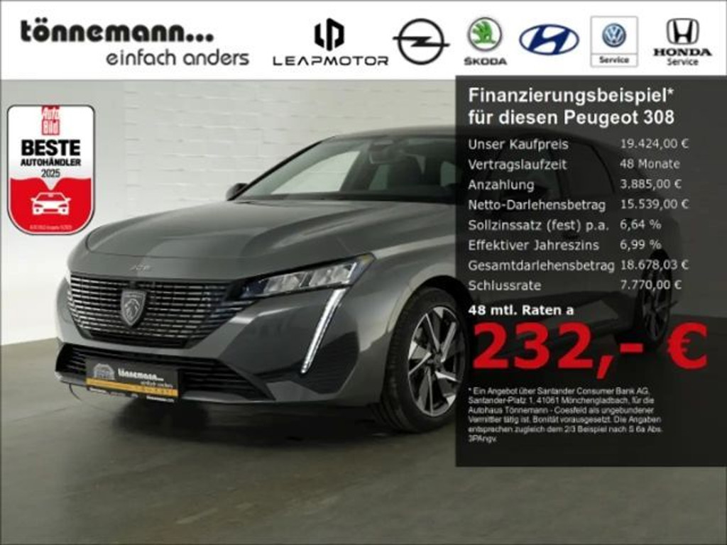 Peugeot 308 2024 Benzine