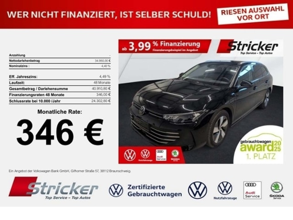 Volkswagen Passat 2025 Hybride Benzine