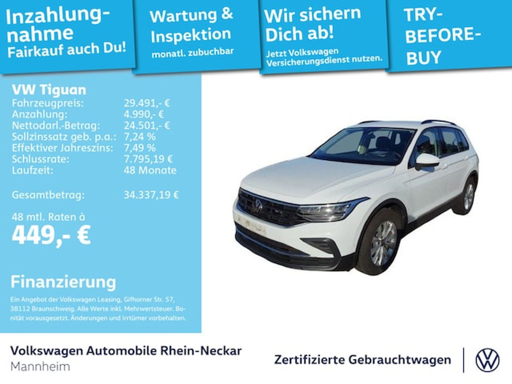 Volkswagen Tiguan 2024 Benzine