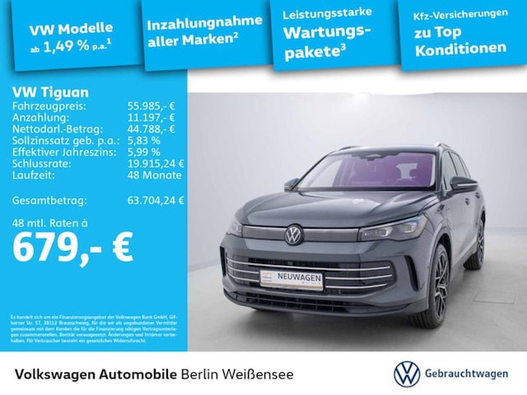 Volkswagen Tiguan 2025 Hybride Benzine
