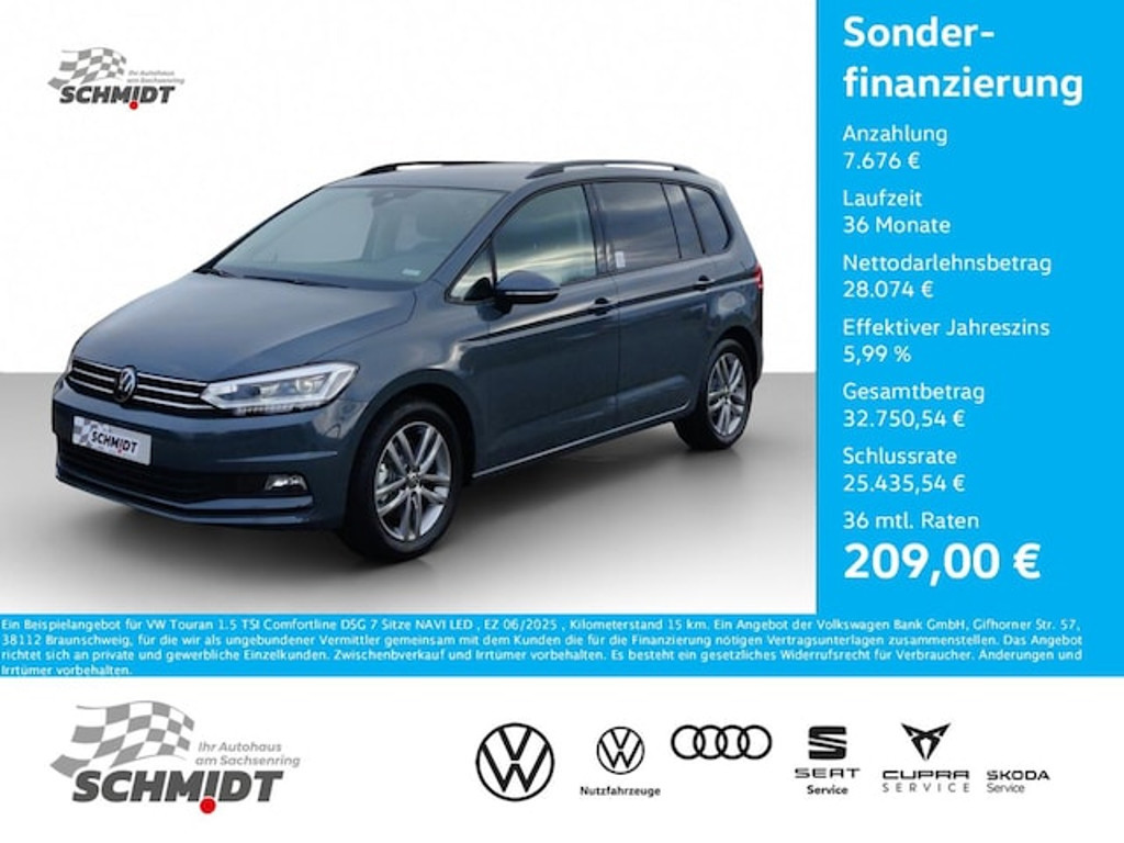 Volkswagen Touran 2025 Benzine
