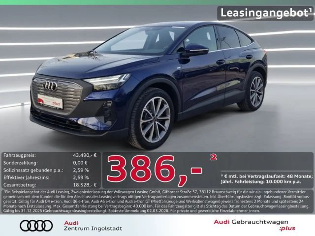 Audi Q4 e-tron 2025 Elektrisch