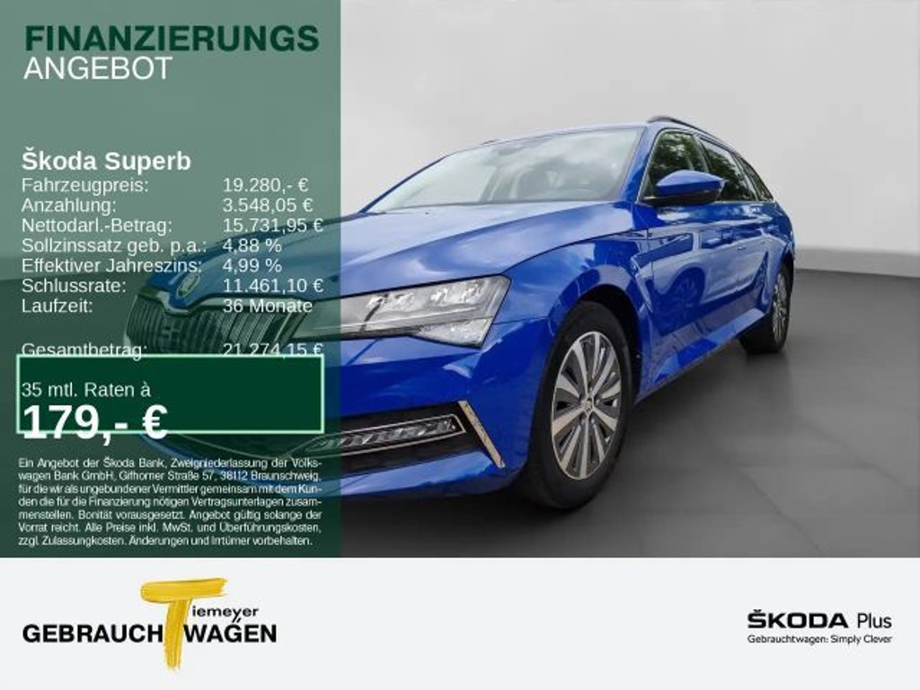 Skoda Superb 2021 Hybride Benzine
