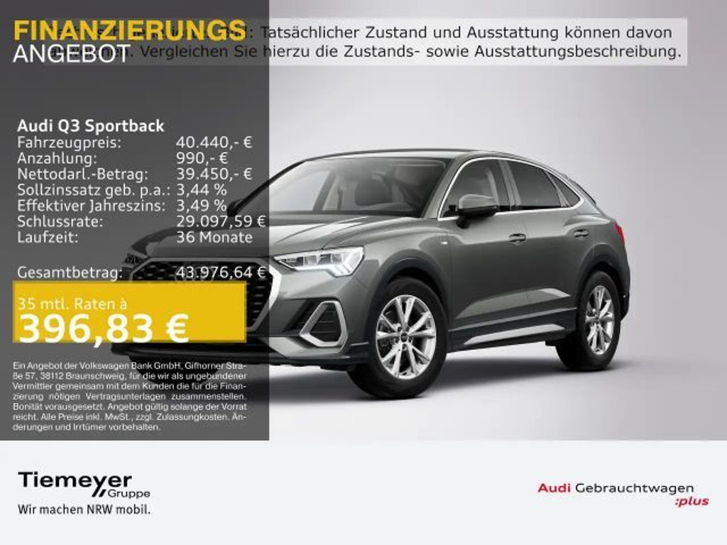 Audi Q3 2025 Benzine