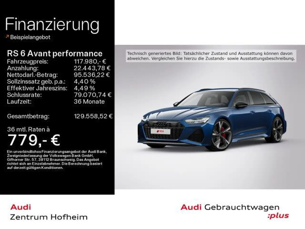 Audi RS6 2025 Benzine