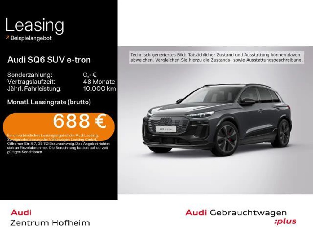 Audi SQ6 e-tron 2025 Elektrisch