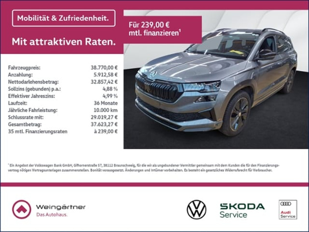 Skoda Karoq 2025 Benzine