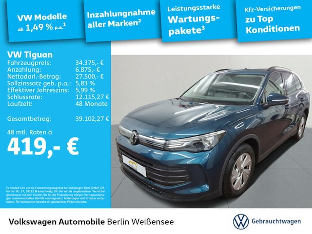 Volkswagen Tiguan 2025 Benzine