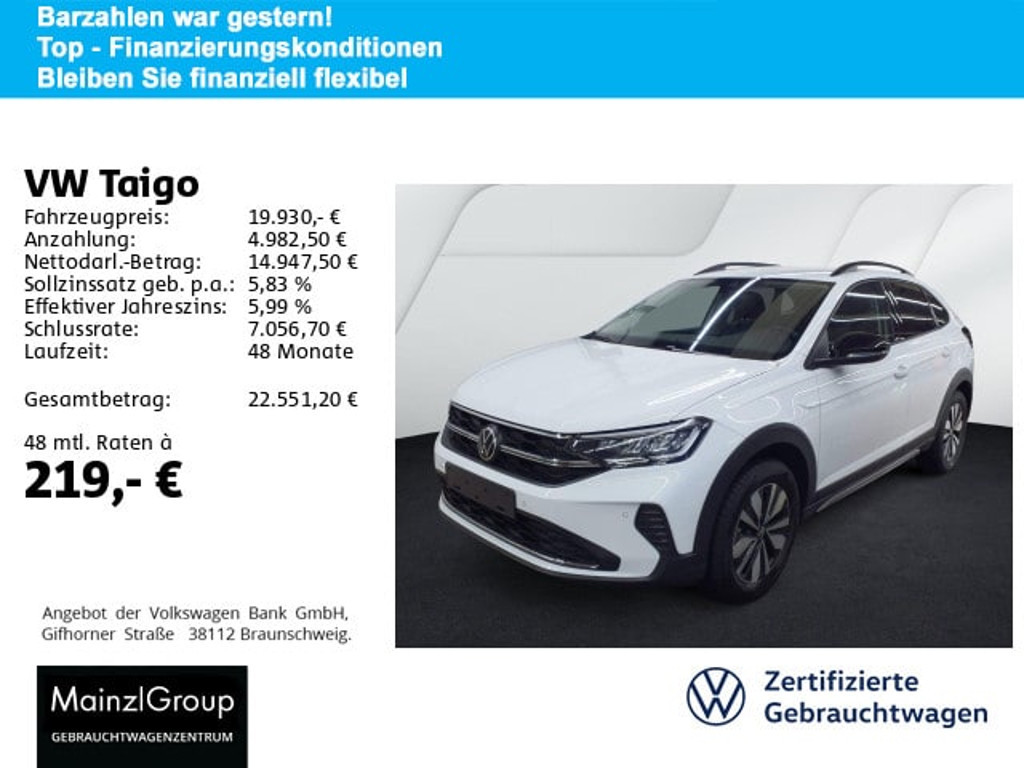 Volkswagen Taigo 2025 Benzine