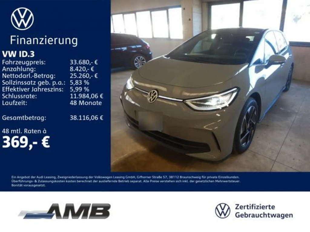 Volkswagen ID.3 2025 Elektrisch