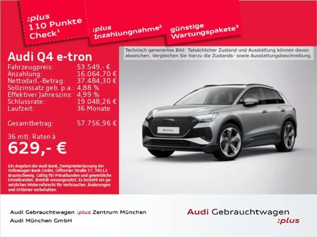 Audi Q4 e-tron 2025 Elektrisch
