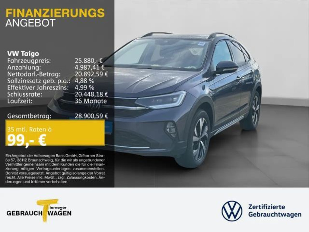 Volkswagen Taigo 2025 Benzine