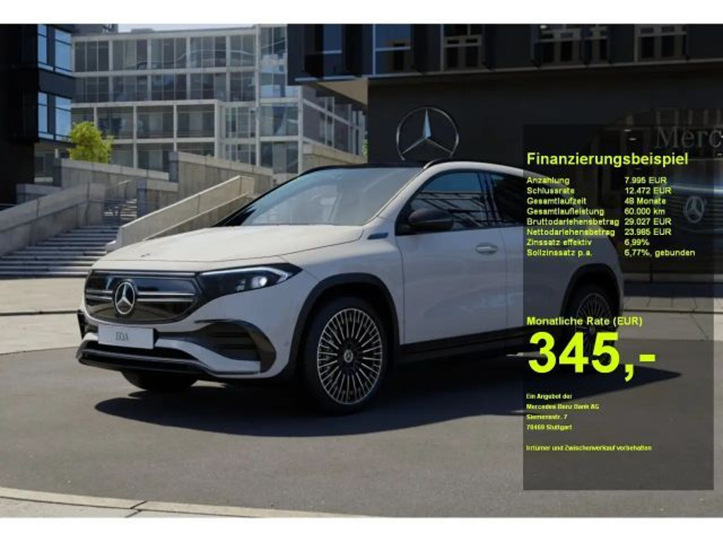 Mercedes-Benz EQA 2022 Elektrisch