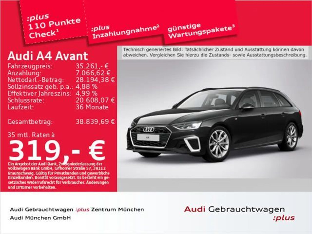 Audi A4 2022 Benzine