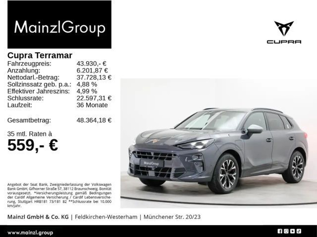 Cupra Terramar 2025 Benzine