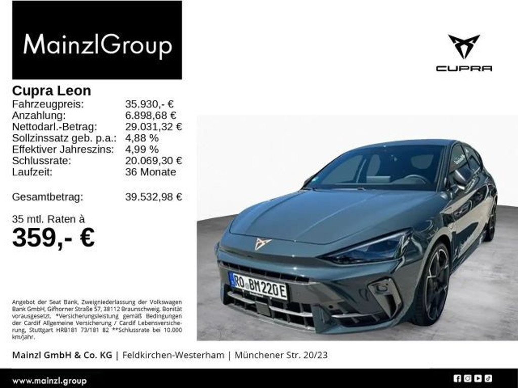 Cupra Leon 2025 Hybride Benzine