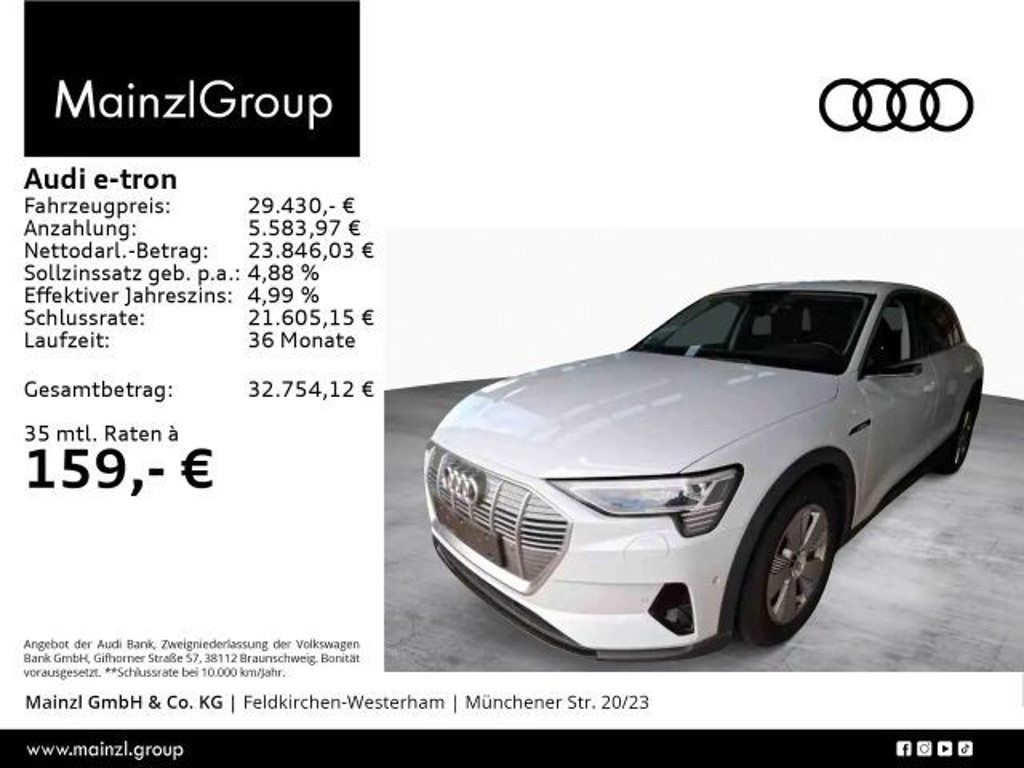 Audi e-tron 2022 Elektrisch