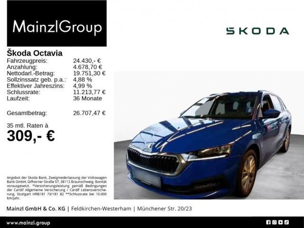 Skoda Octavia 2023 Benzine
