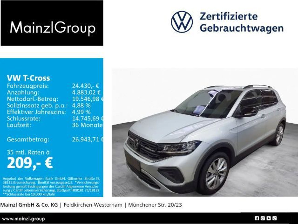 Volkswagen T-Cross 2025 Benzine