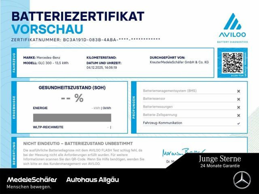 Mercedes-Benz GLC-Klasse 2021 Hybride Benzine