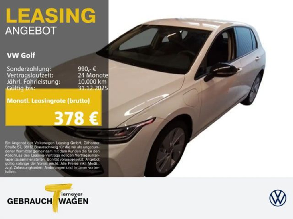 Volkswagen Golf 2025 Hybride Benzine