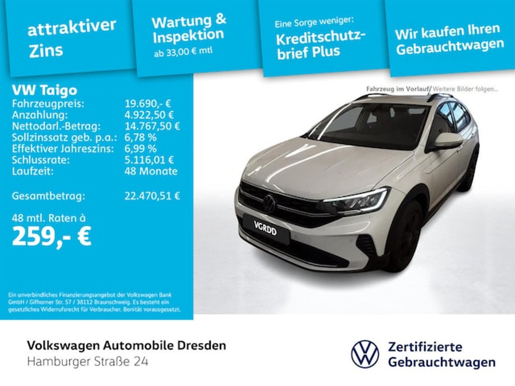 Volkswagen Taigo 2022 Benzine