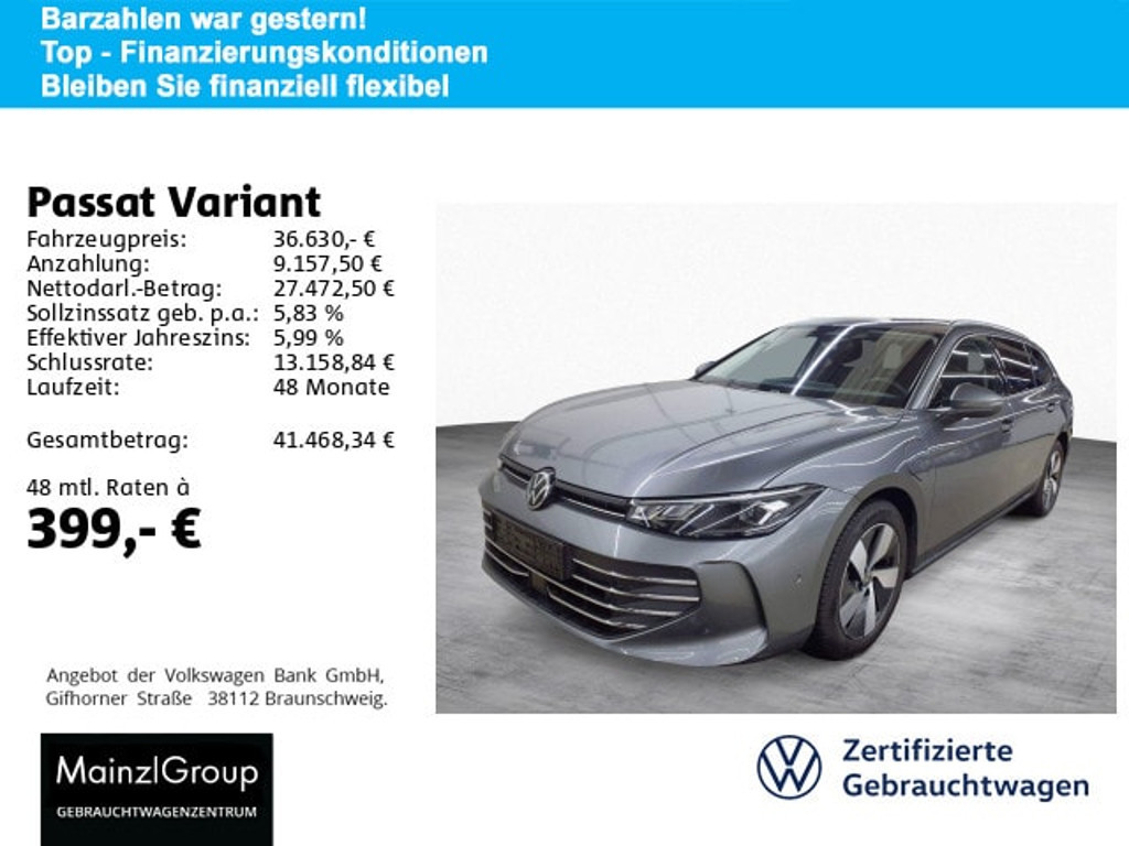 Volkswagen Passat 2025 Hybride Benzine