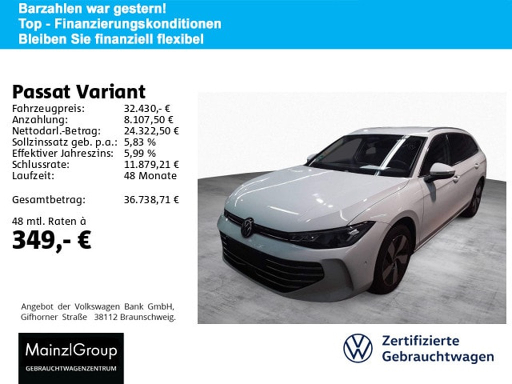 Volkswagen Passat 2025 Benzine