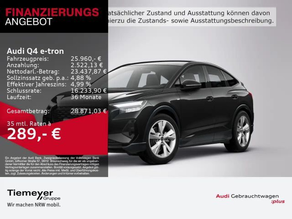 Audi Q4 e-tron 2022 Elektrisch