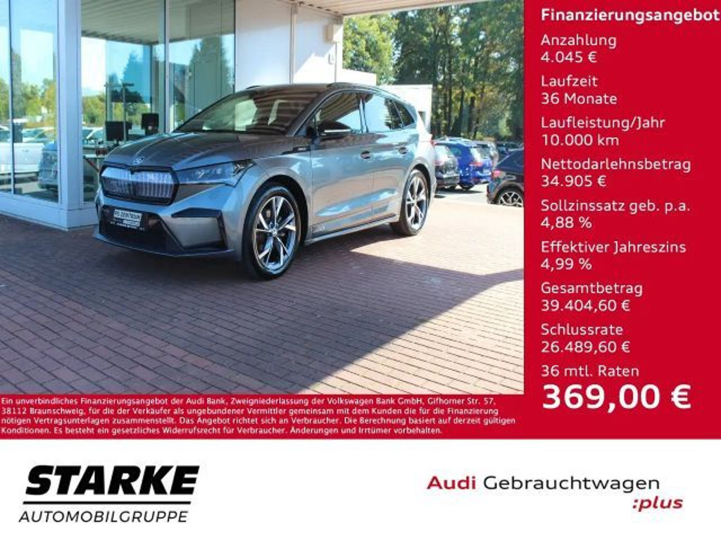 Skoda Enyaq 2024 Elektrisch