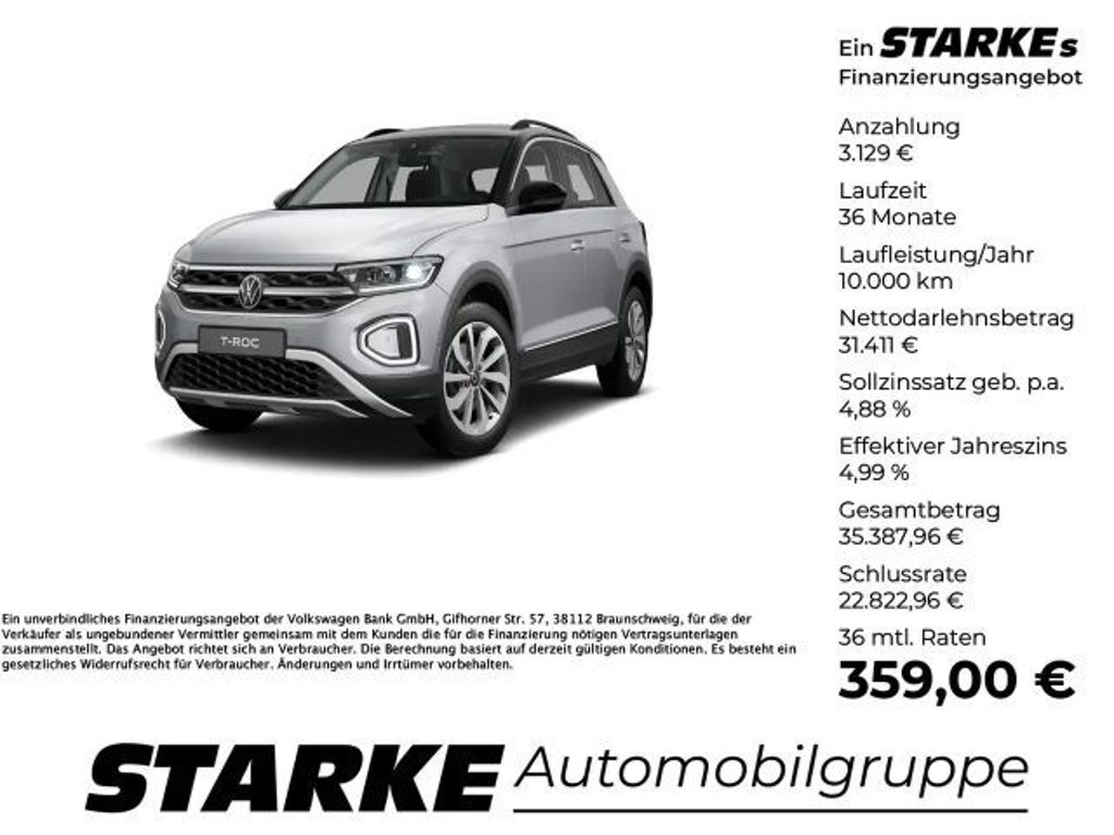 Volkswagen T-Roc 2025 Benzine