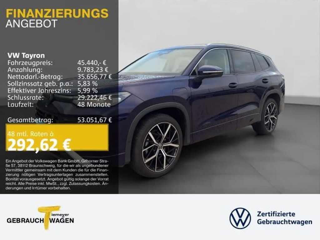 Volkswagen Tayron 2025 Hybride Benzine