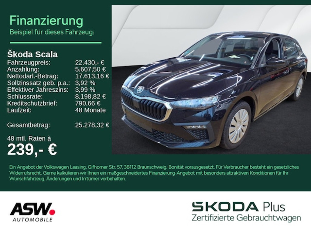 Skoda Scala 2025 Benzine