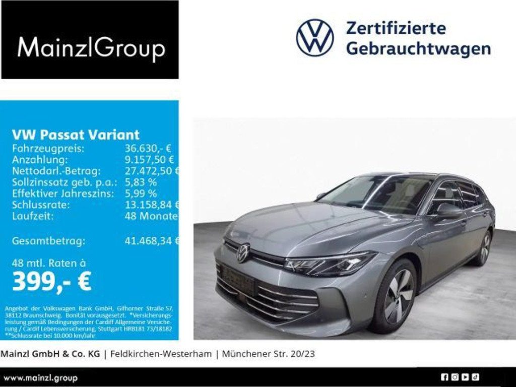Volkswagen Passat 2025 Hybride Benzine