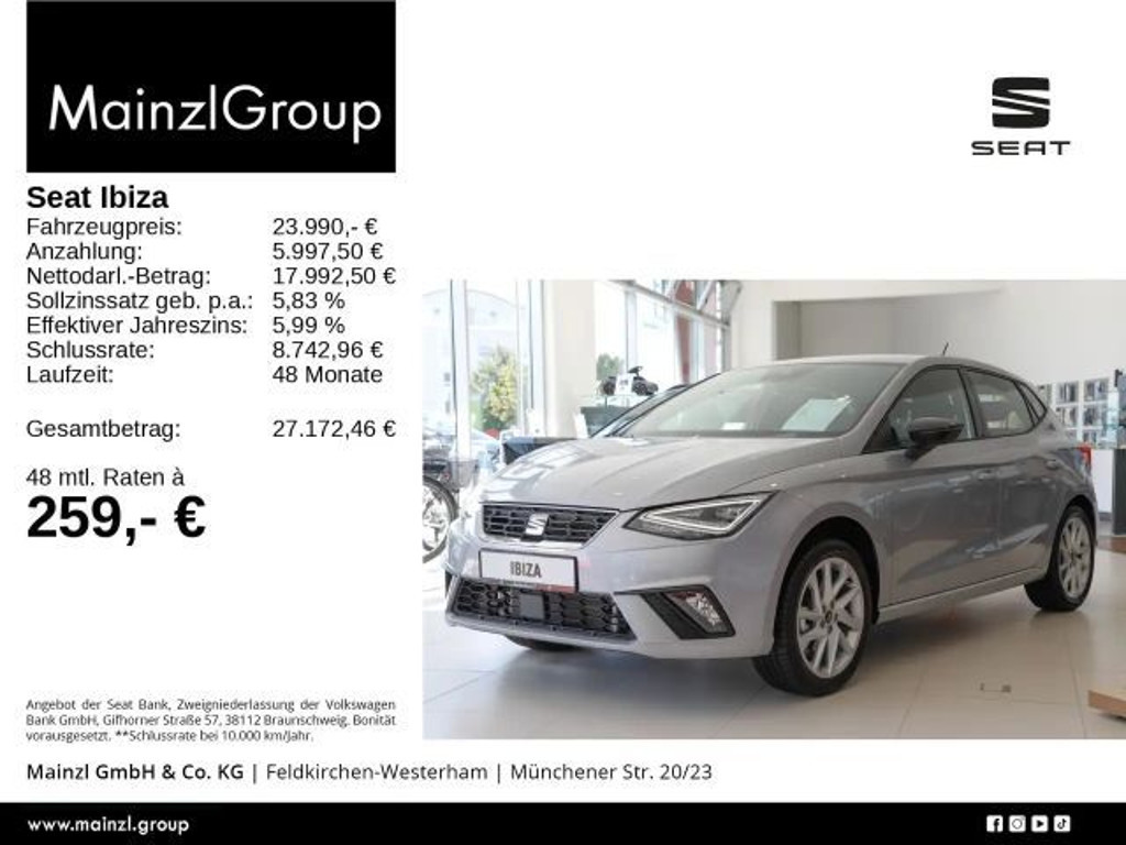 Seat Ibiza 2024 Benzine
