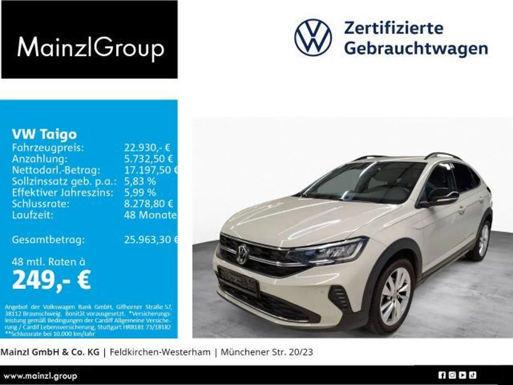 Volkswagen Taigo 2025 Benzine