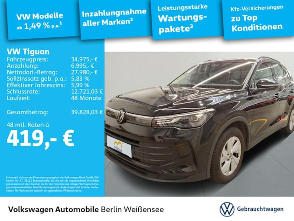 Volkswagen Tiguan 2025 Benzine