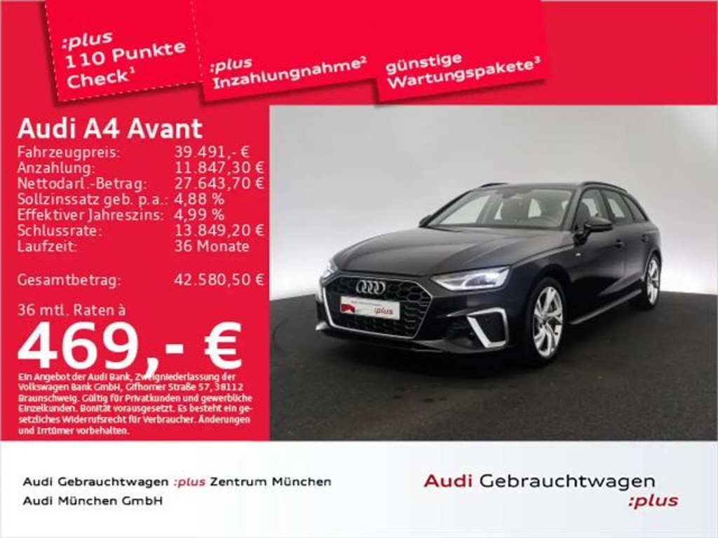 Audi A4 2023 Benzine