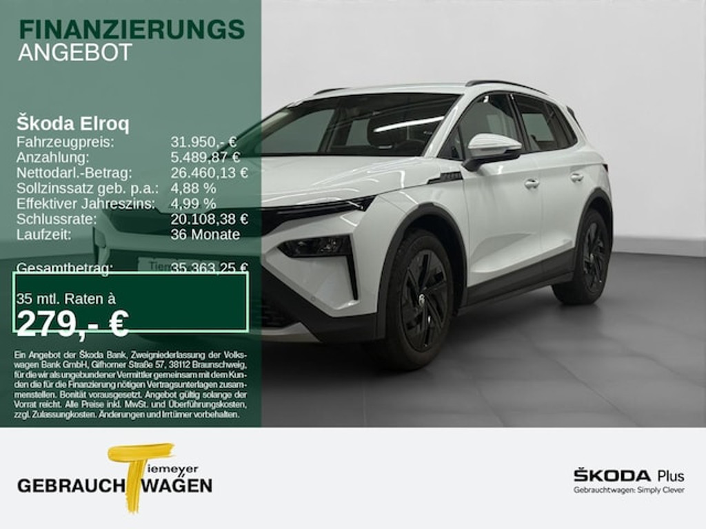 Skoda Elroq 2025 Elektrisch