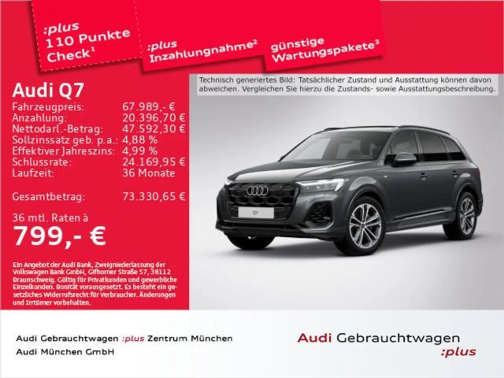 Audi Q7 2025 Benzine