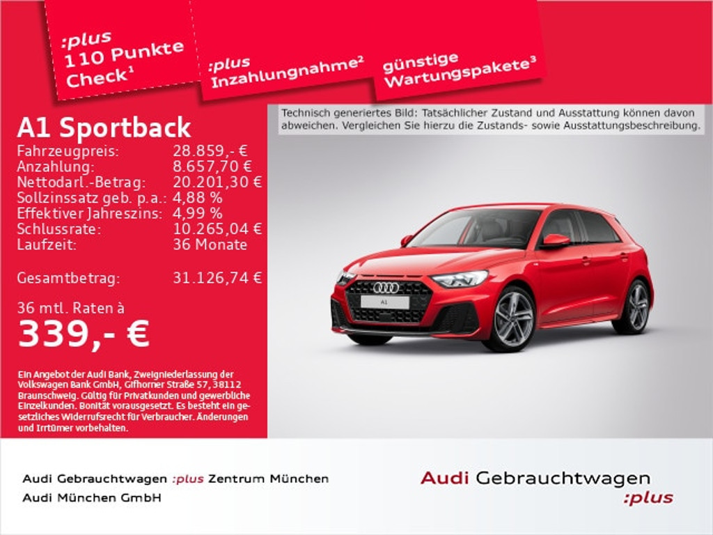 Audi A1 2025 Benzine