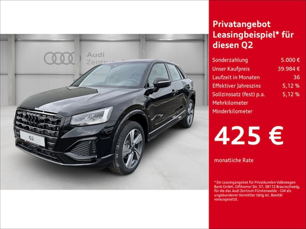 Audi Q2 2025 Benzine