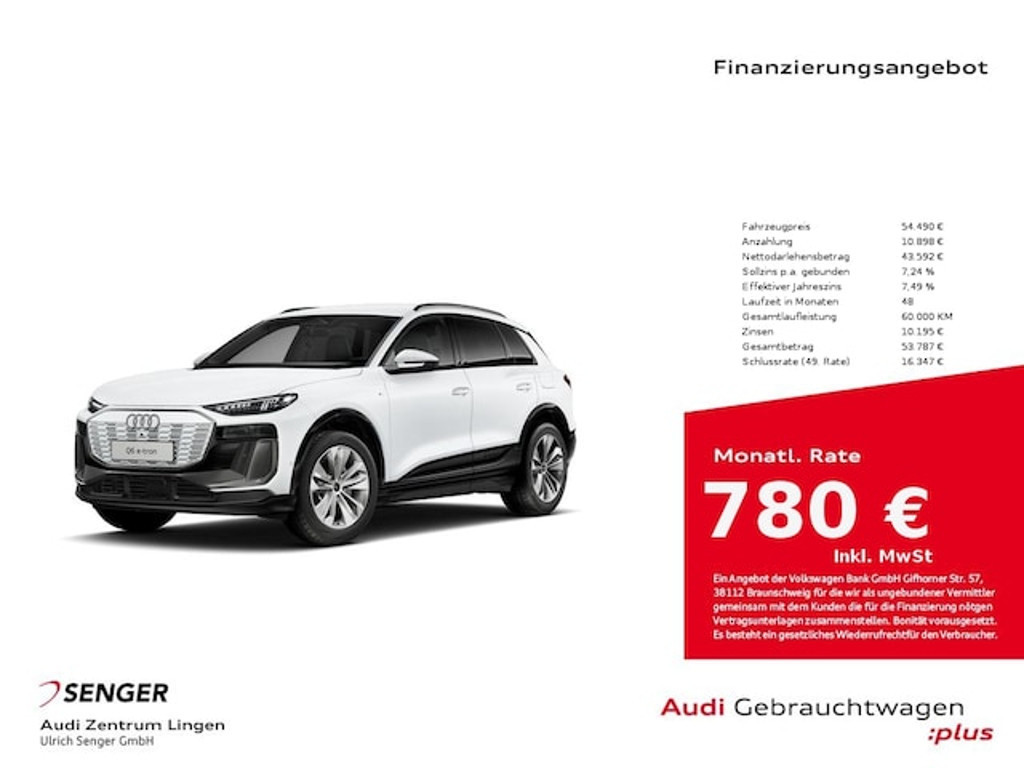 Audi Q6 e-tron 2025 Elektrisch