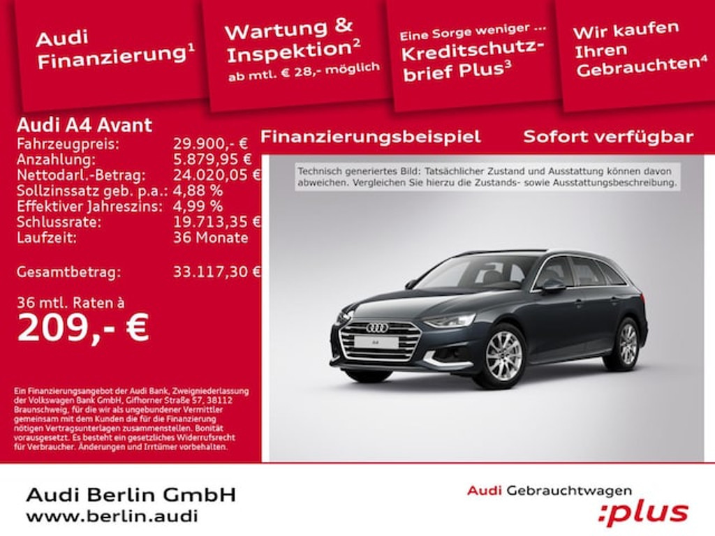 Audi A4 2022 Benzine