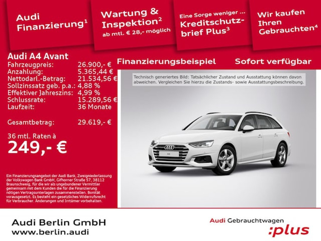 Audi A4 2022 Benzine