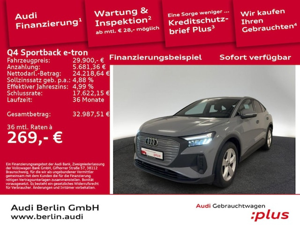 Audi Q4 e-tron 2022 Elektrisch