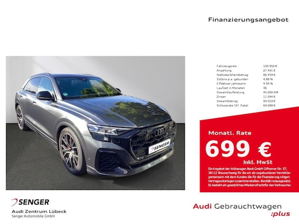 Audi Q8 2024 Hybride Benzine