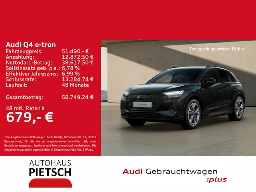 Audi Q4 e-tron 2025 Elektrisch