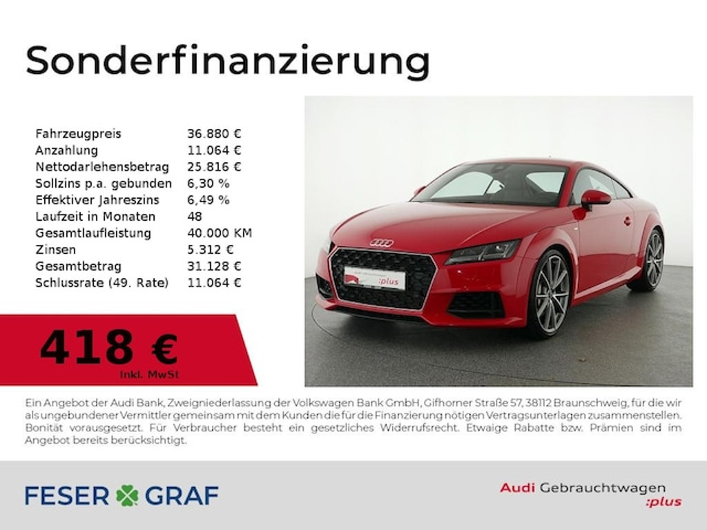 Audi TT 2022 Benzine