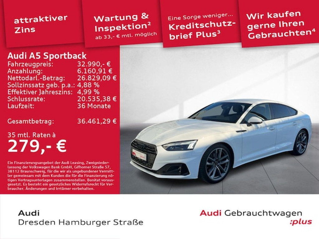 Audi A5 2022 Benzine